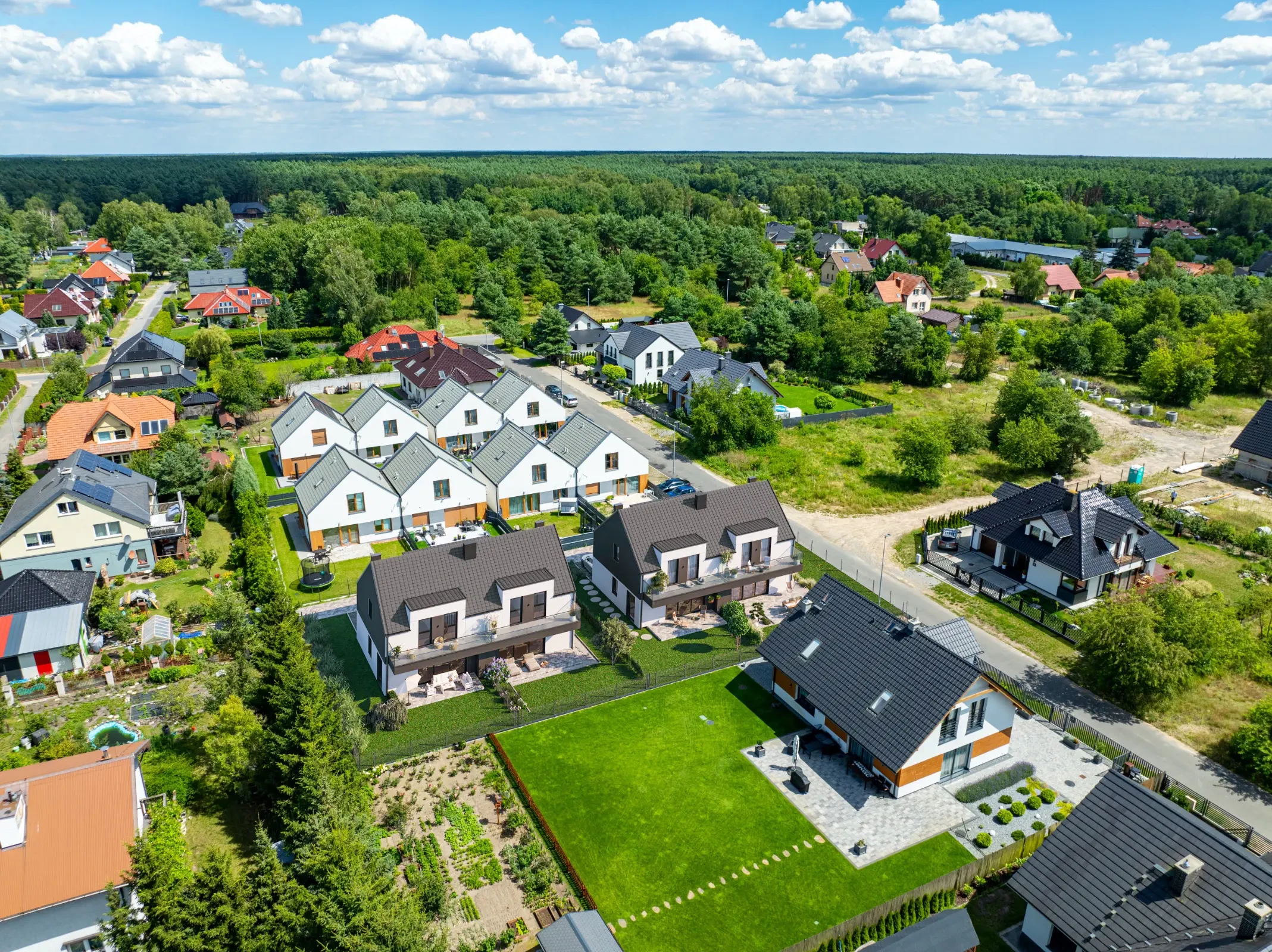 Lokalizacja domów w Wielgowie.